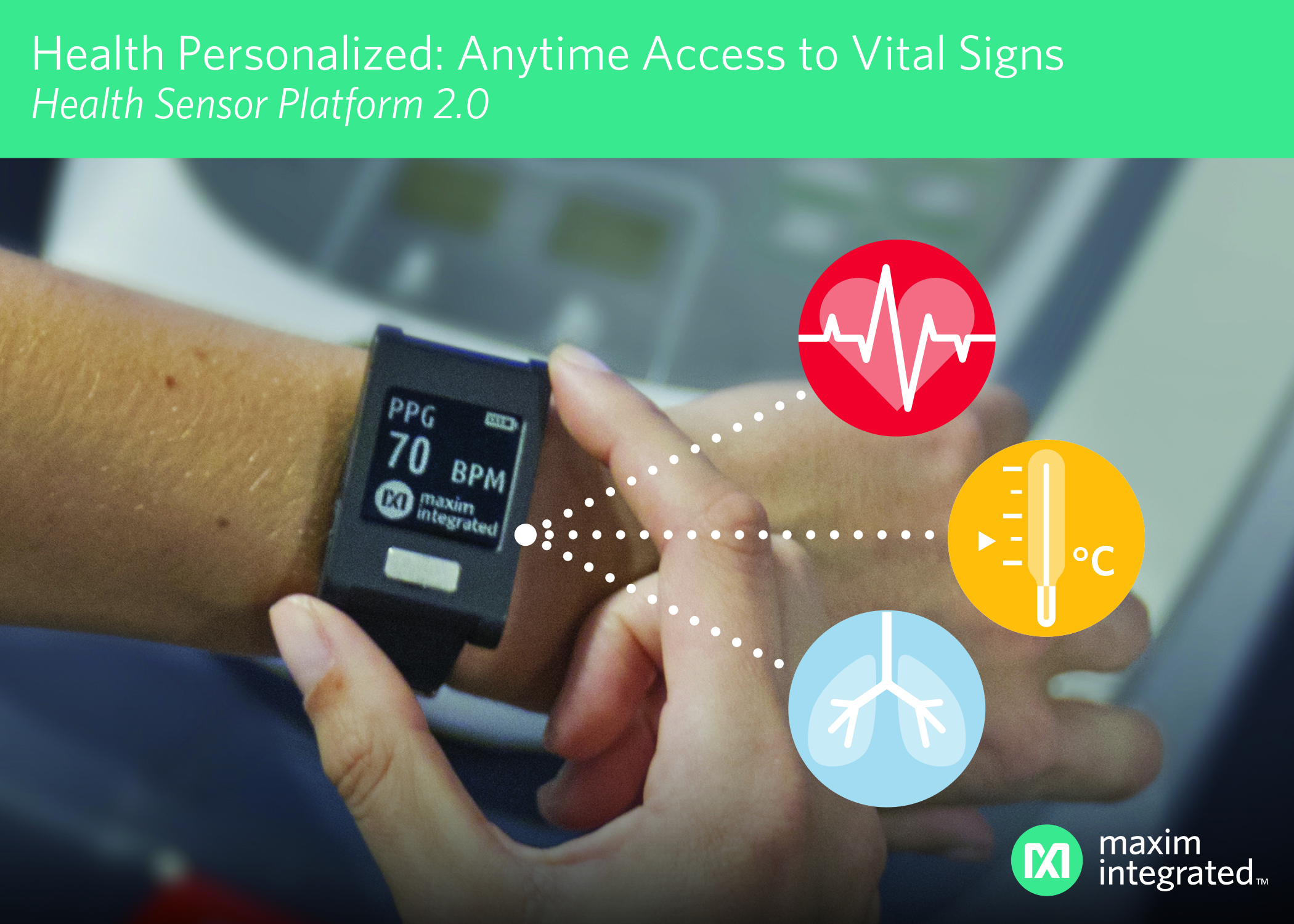 Sensor Platform for Monitoring ECG, Heart Rate and Temperature